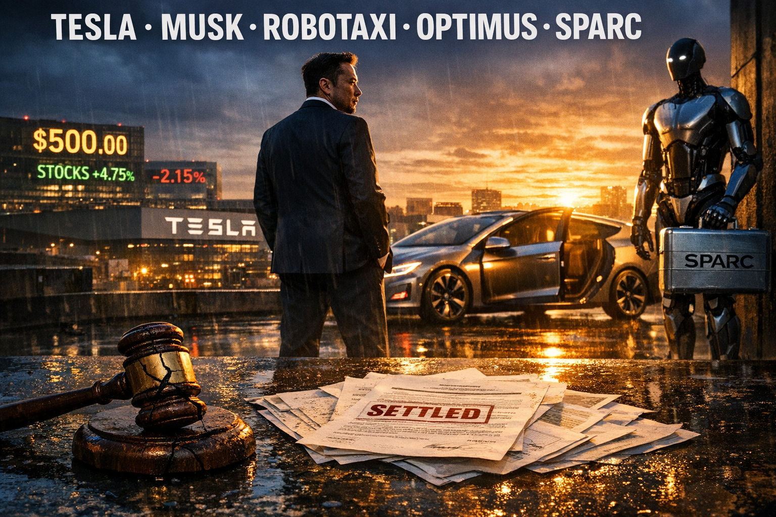 Delaware Court Clears Tesla Overhang, Musk Payday Back, 500 Rally Buzz