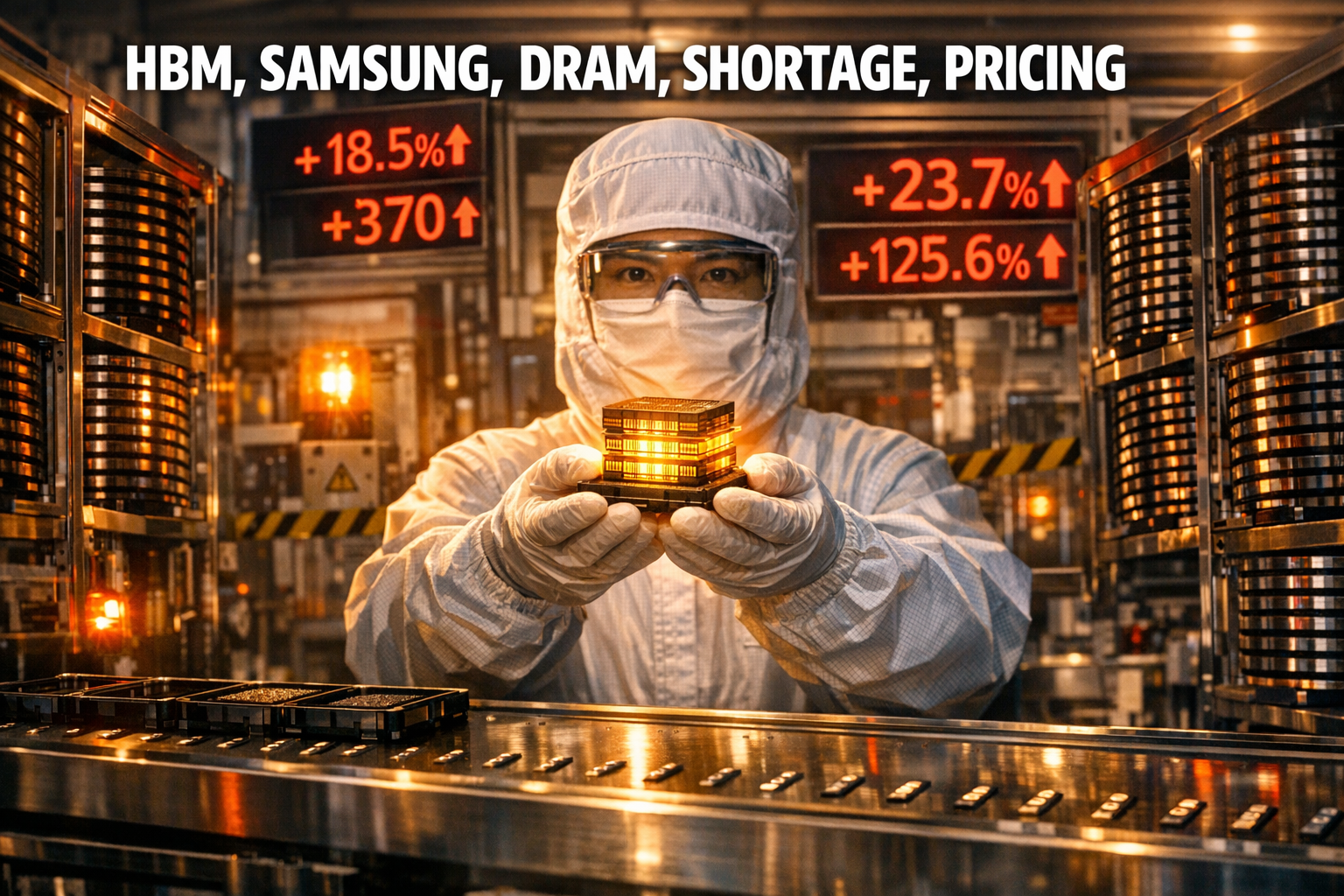 Samsung Roars Back in HBM, DRAM Crunch Sparks Price Surge