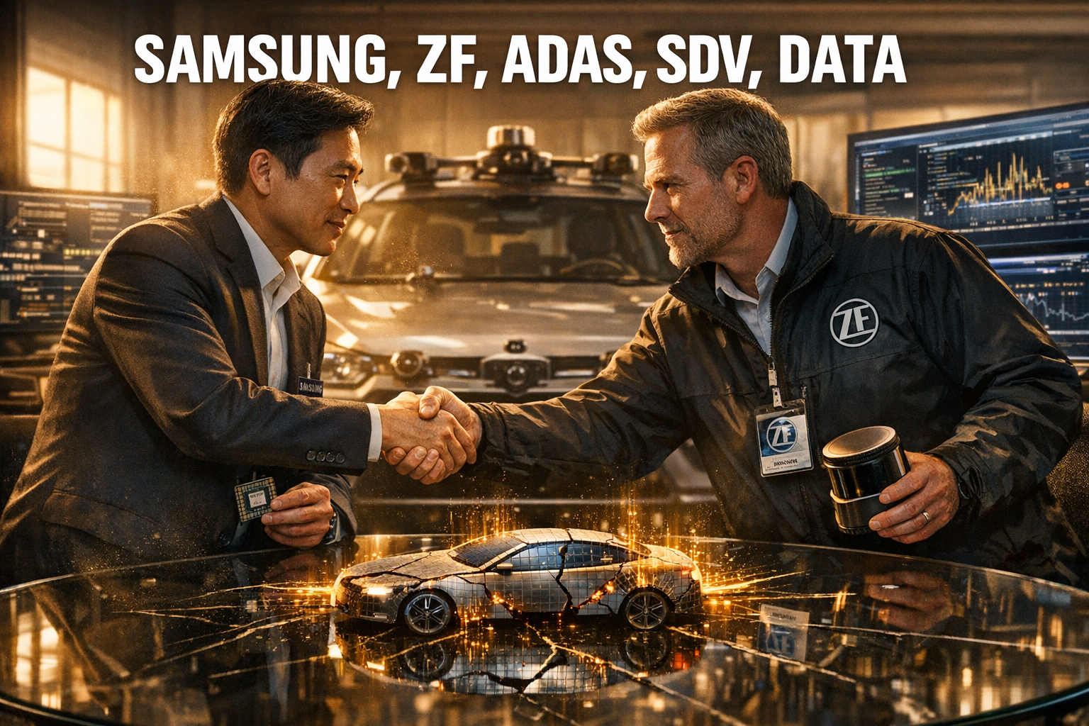 Samsung Hijacks ZF ADAS Data, Tesla Panic