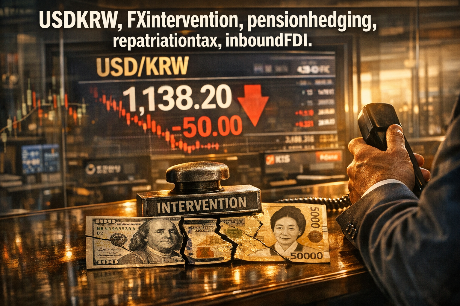 KRW Whiplash, Crackdown FX, Pension Hedge, Tax Trap Repatriation, 1500 Comeback Bet