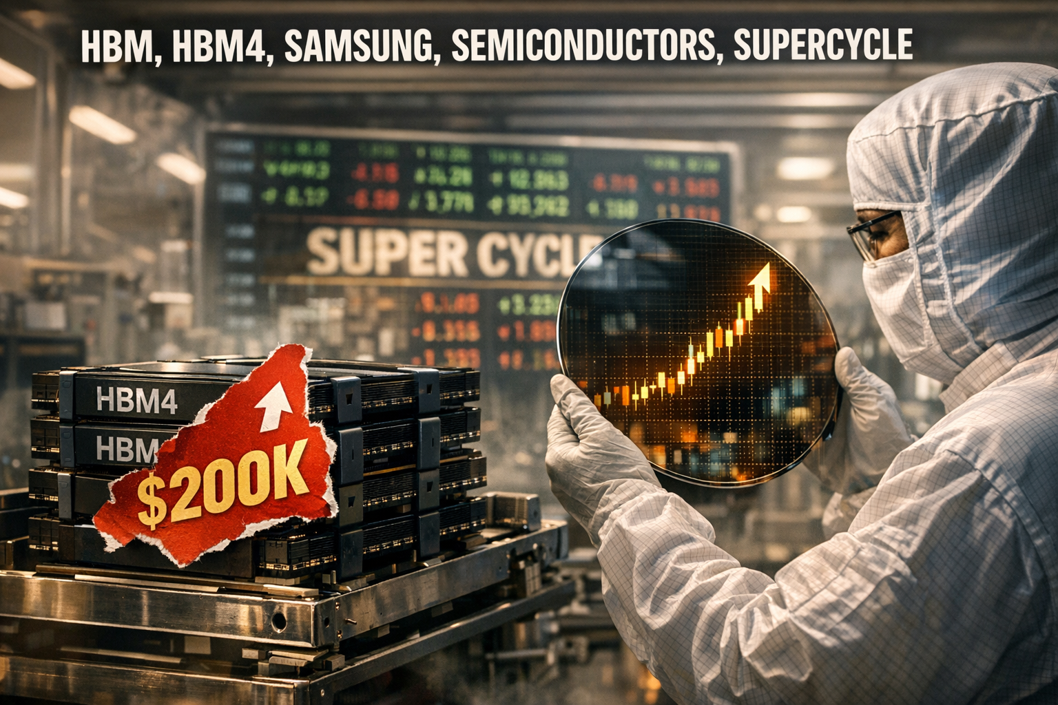 Samsung HBM Price Shock, 50 Percent Surge Sparks 200K Won Stock Frenzy