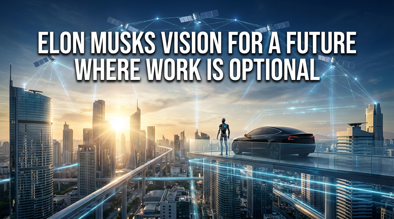 Musk Unleashes AI Robot Revolution, Work Optional in 10 Years