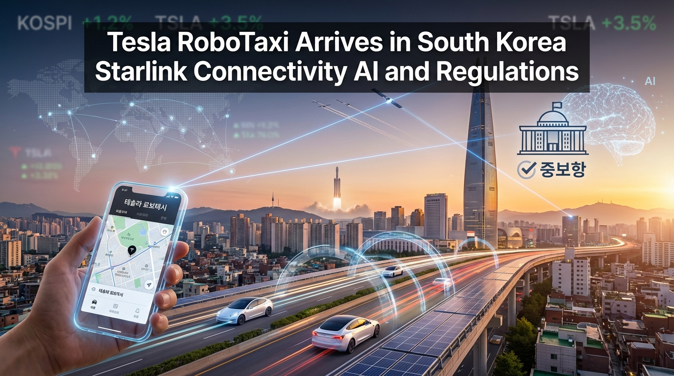RoboTaxi Invasion Korea-First, SpaceX IPO Rumor, Grok-FSD Revenue Engine