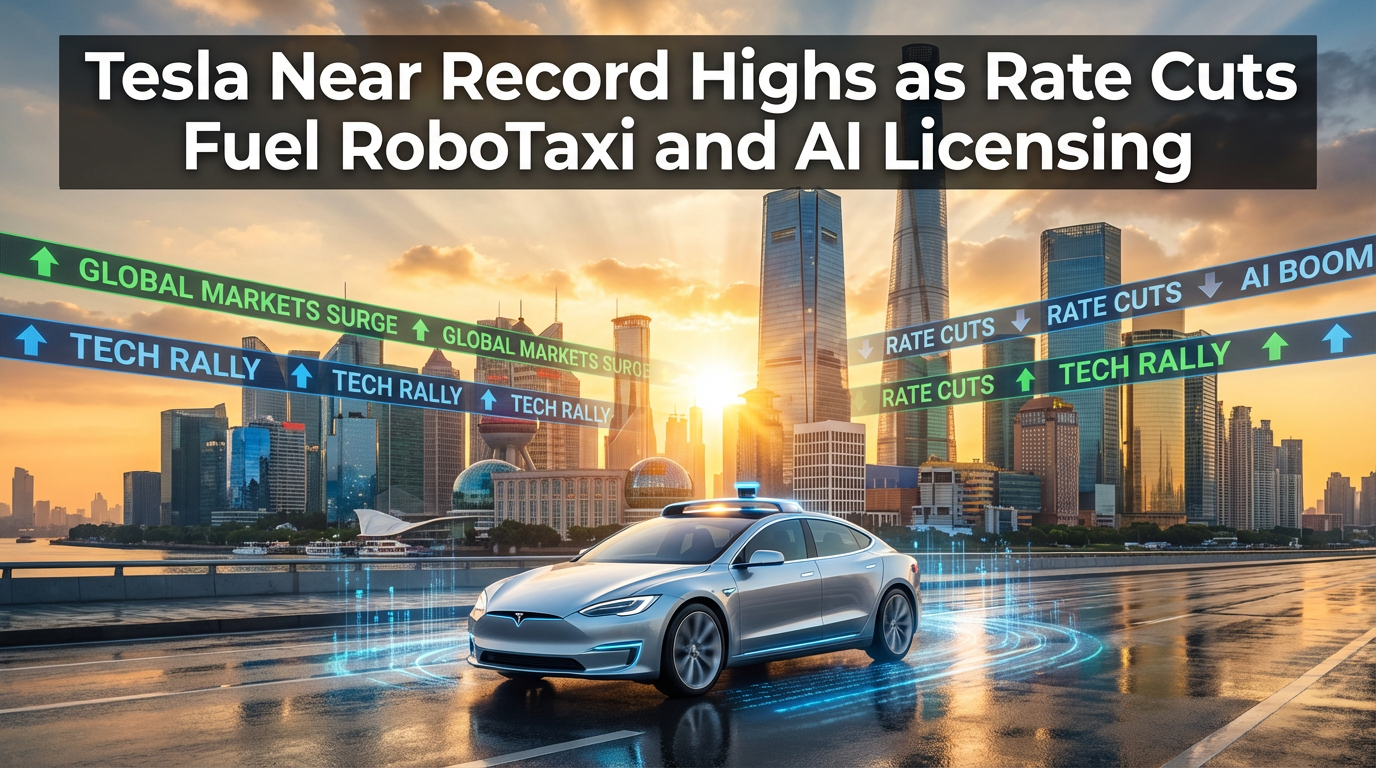 Rate-Cut Rally Ignites Tesla RoboTaxi Surge