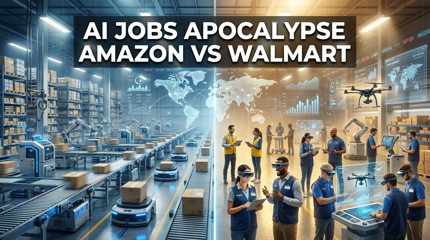 AI Earthquake – Amazon Cuts, Walmart Retrains