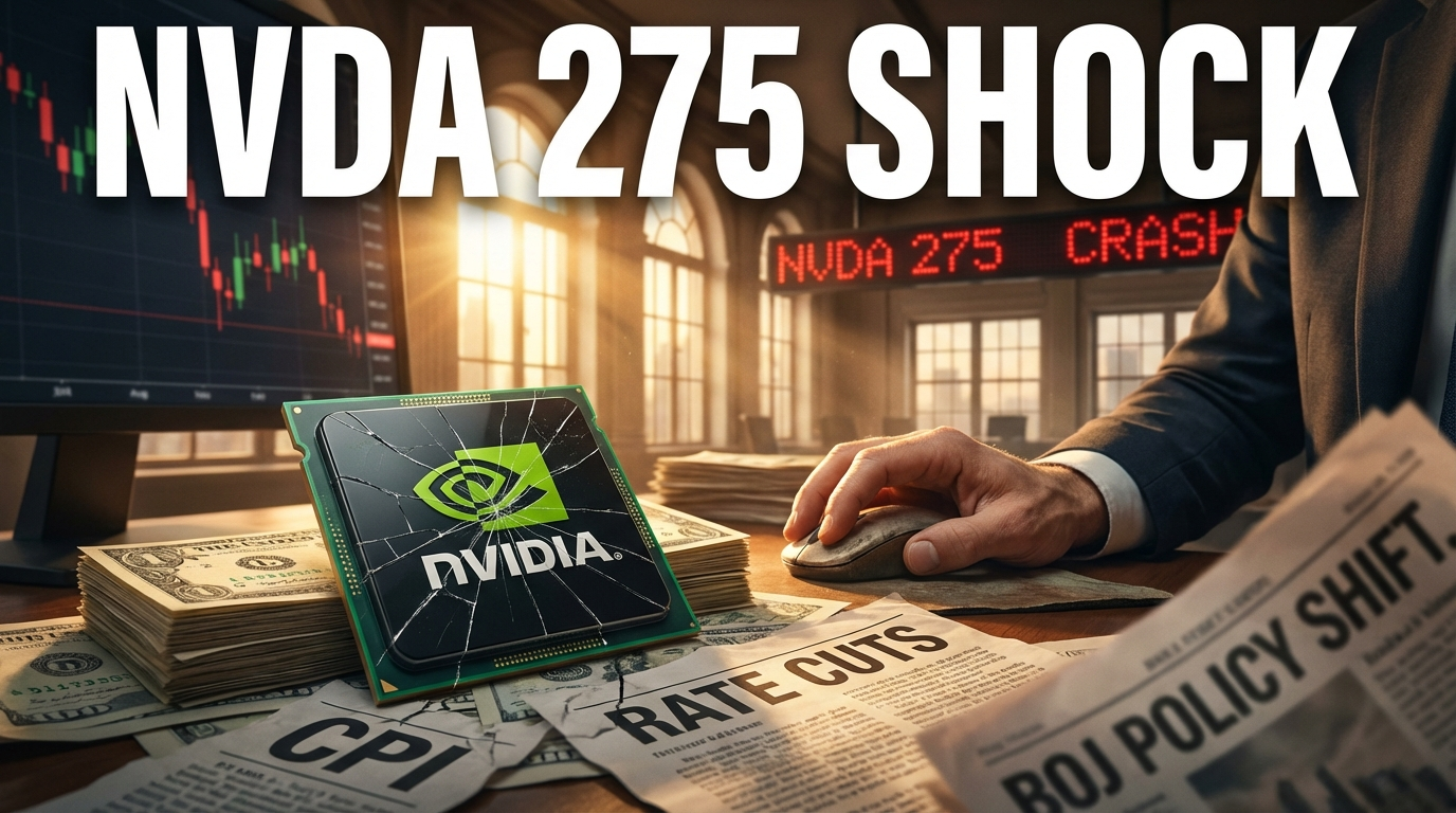 AI Profit Panic,Nvidia 275 Target,CPI Jobs BOJ Shockwave,HBM Depreciation Trap