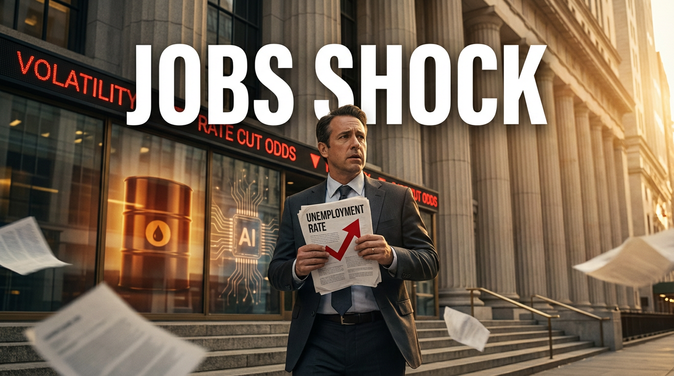 Unemployment Shock, Fed Cut Chaos, Yield Spike, Dollar Surge, Stocks Whipsaw, Volatility Jolt