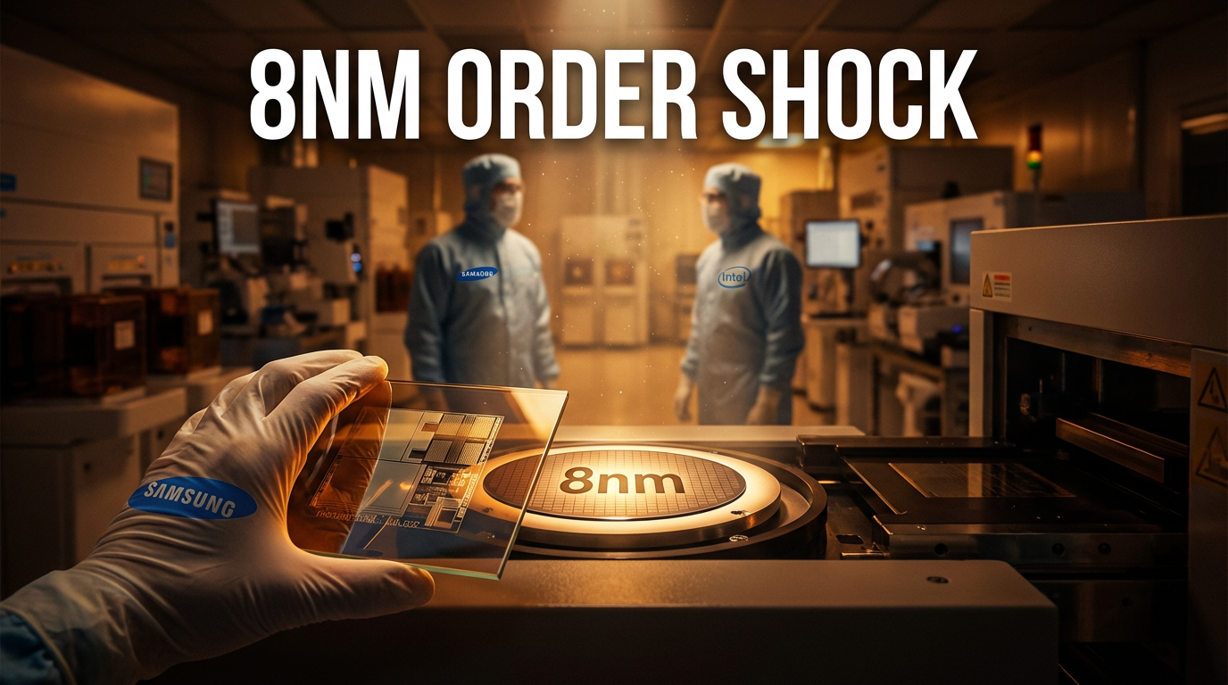Samsung Stuns Foundry Market, Snags Intel in Explosive 8nm Coup