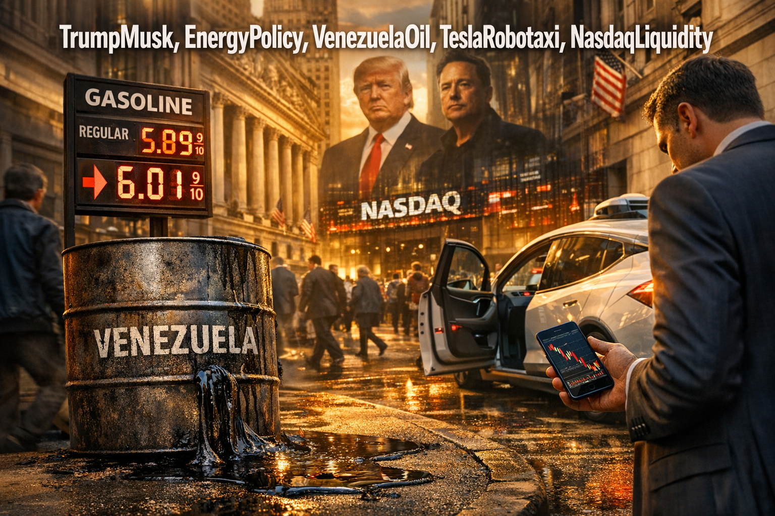 Trump Musk Power Pact Oil Shock Rate Cut Chaos