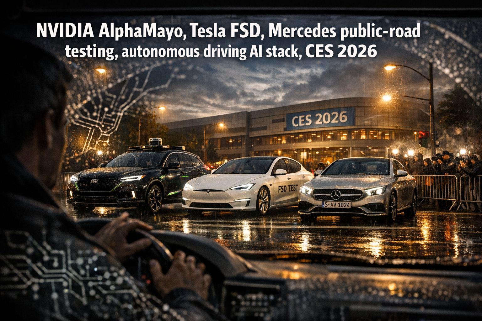 Nvidia AlphaMayo Bombshell, Tesla FSD Moat Cracks, Mercedes Road Test Looms