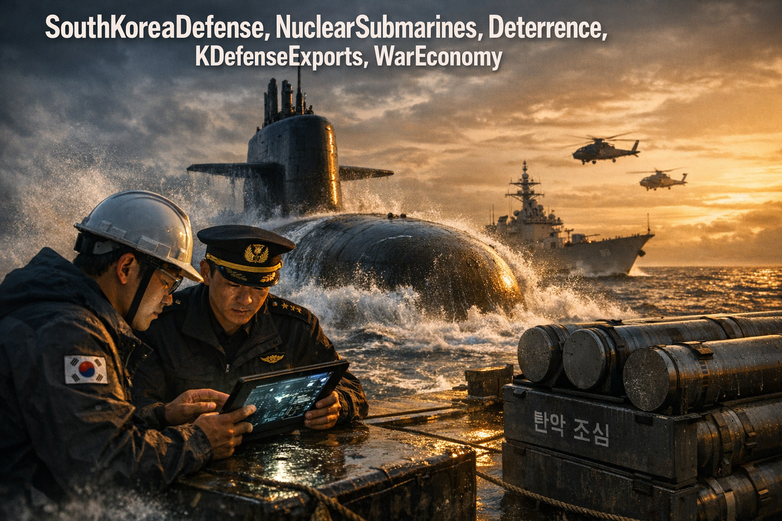 Korea War Economy Surge, K-Defense Export Boom, Nuclear Sub Deterrence Shift