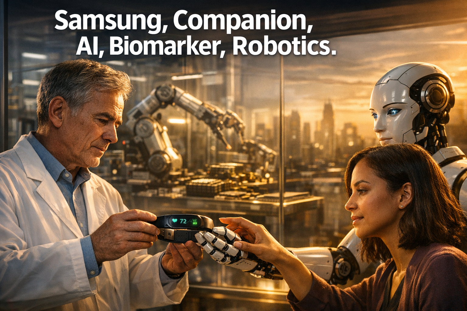 Samsung AI Companion Shockwave, Robot Data Blitz, Health Surveillance Push