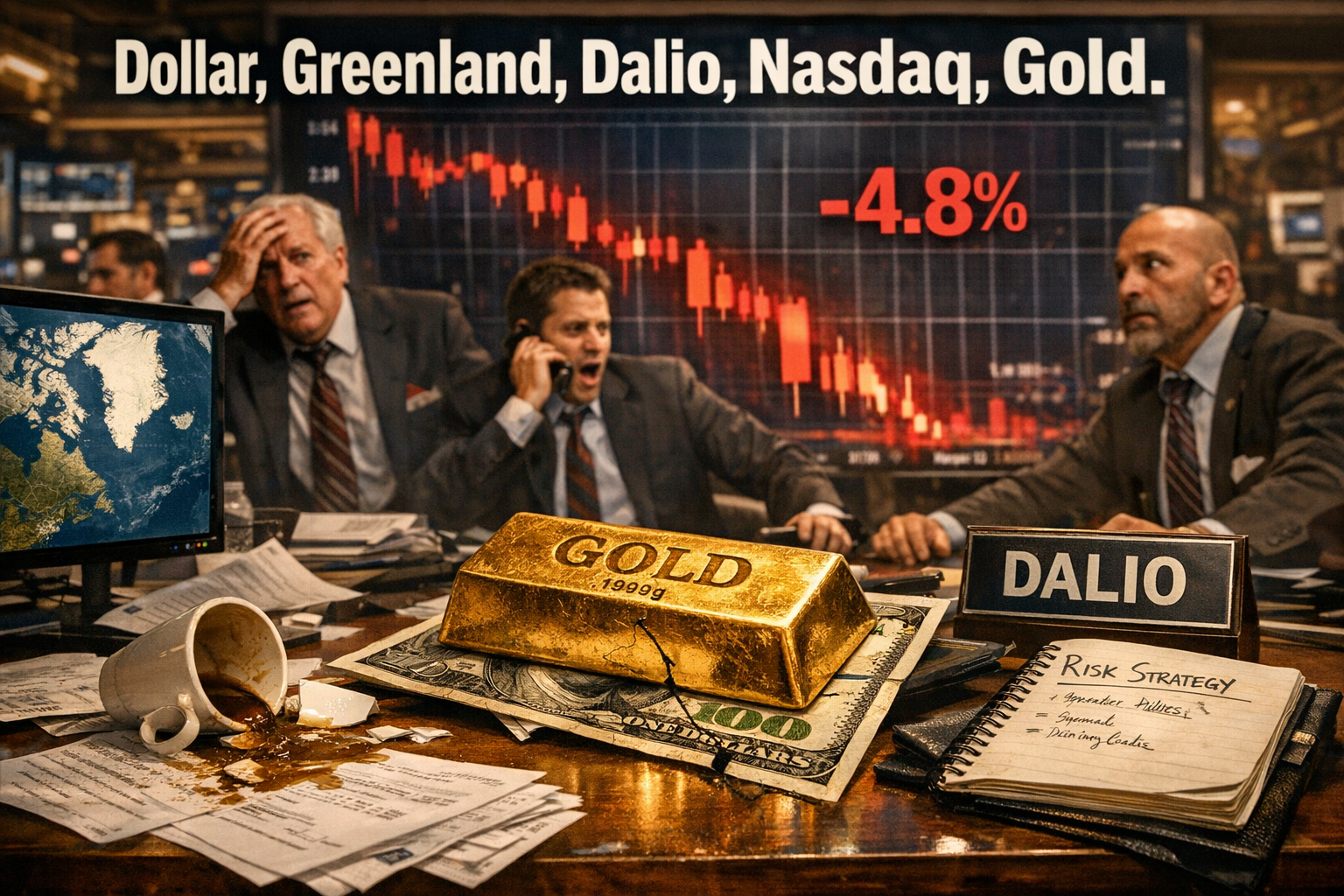 Nasdaq Crash, Gold Frenzy, Greenland Shock, Japan Yield Spike, Dollar Order Cracks