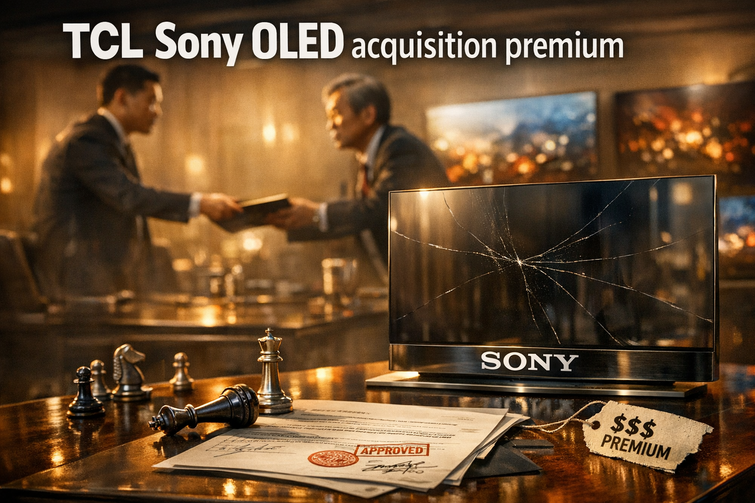 China-TCL Devours Sony TV Unit, Korea OLED Monopoly Cracks