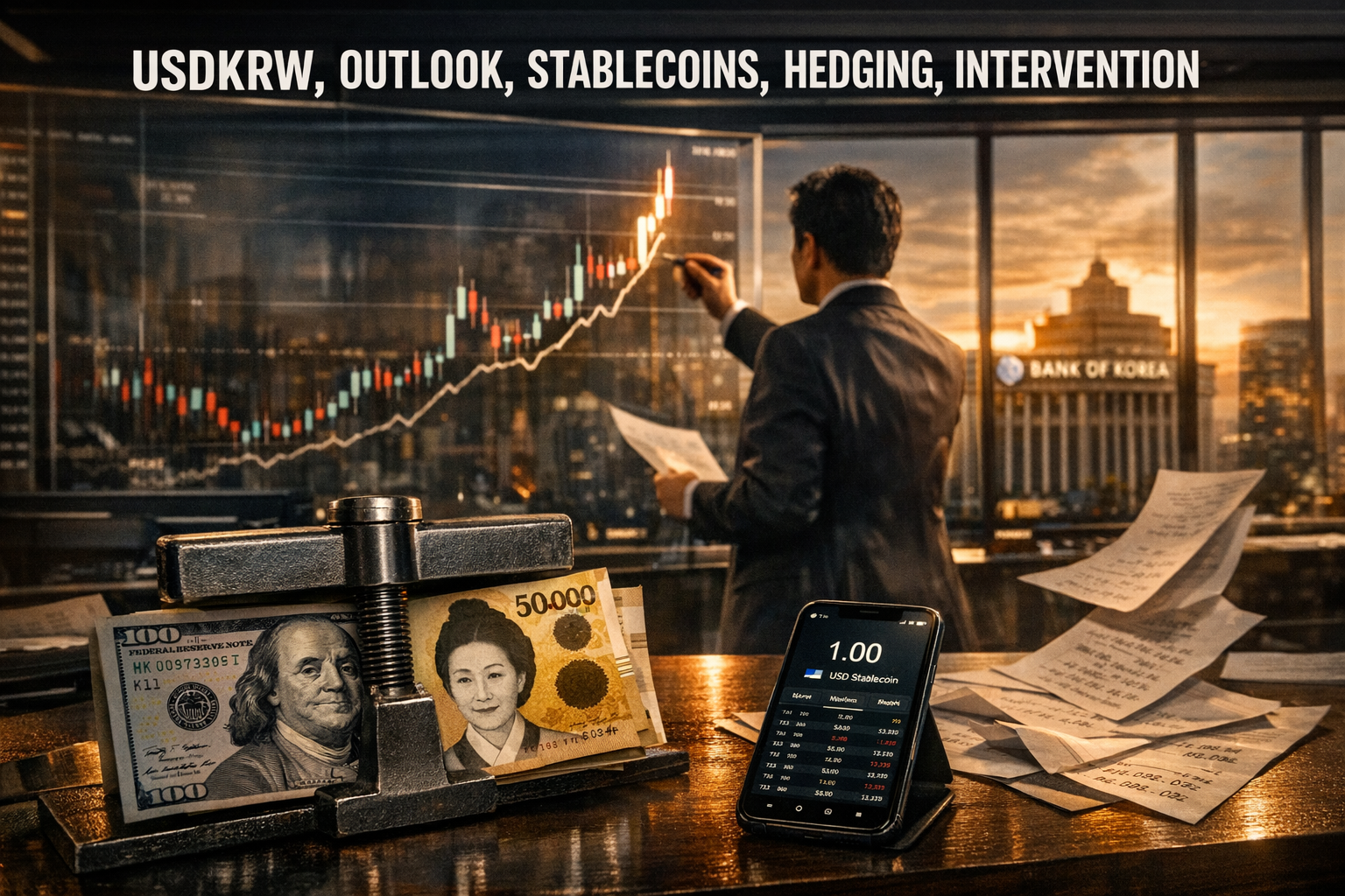 Rate Cuts Fail, Won Hits 1500 Wall, Asia FX Drags, Stablecoin Dollars Surge