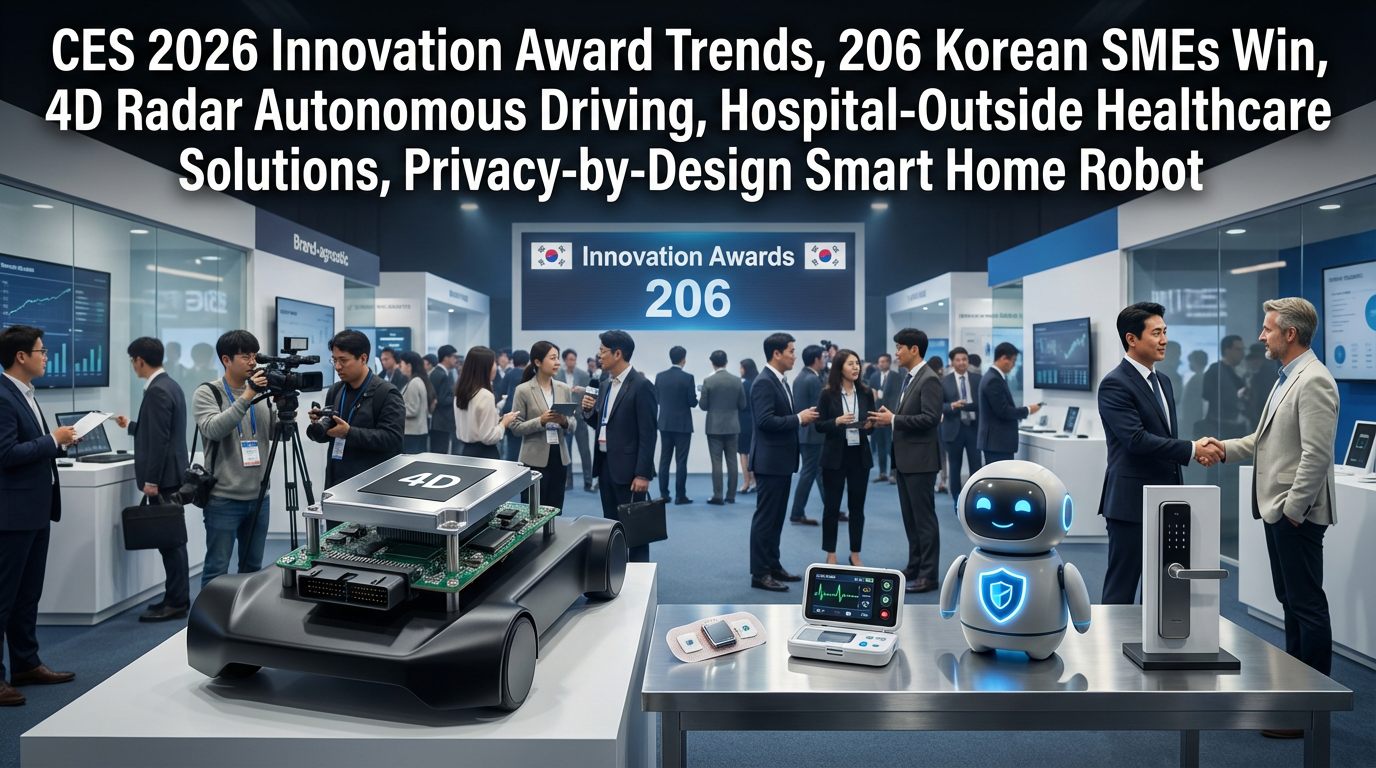 Korea Storms CES 2026 – Startup AI Sensor Boom Sparks 4D Radar Disruption