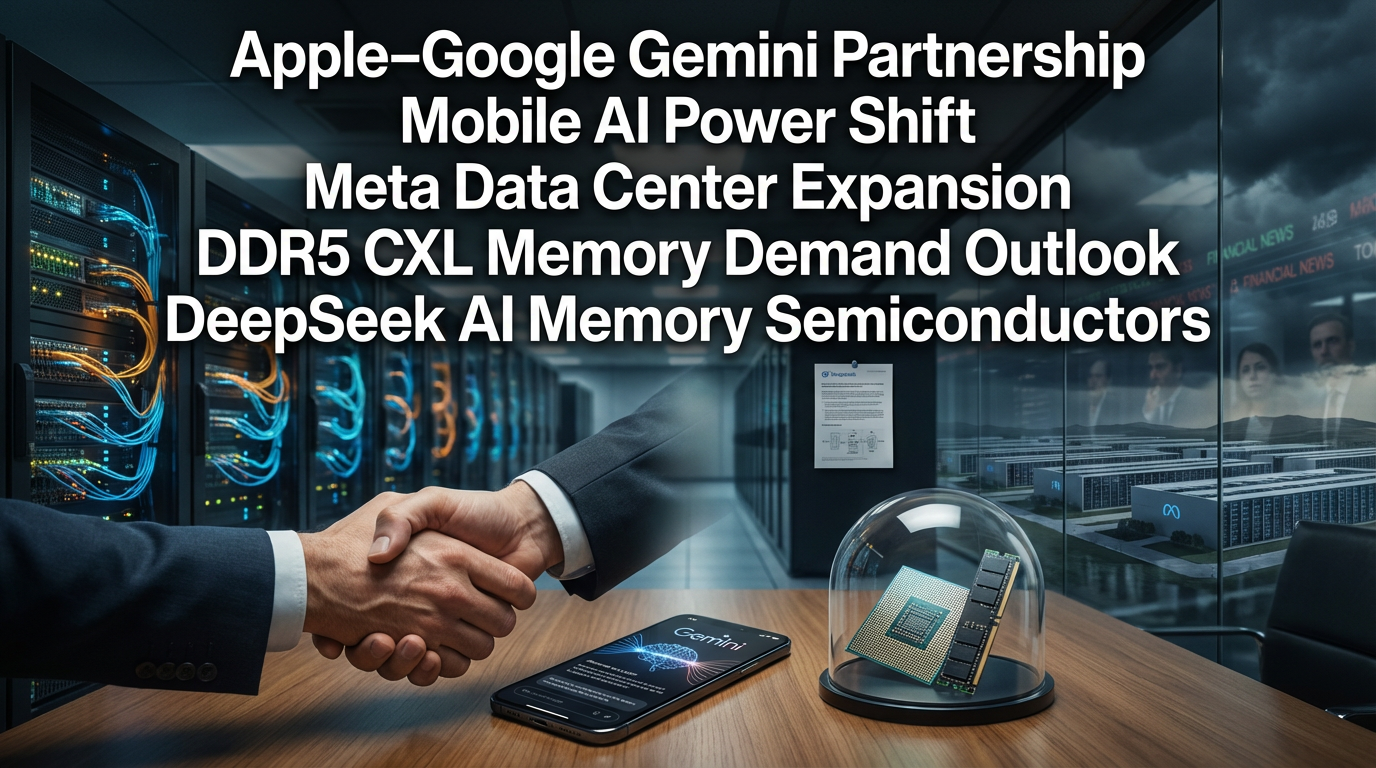 Apple-Google Shock Alliance ignites AI Memory Boom, Meta Mega Buildout escalates