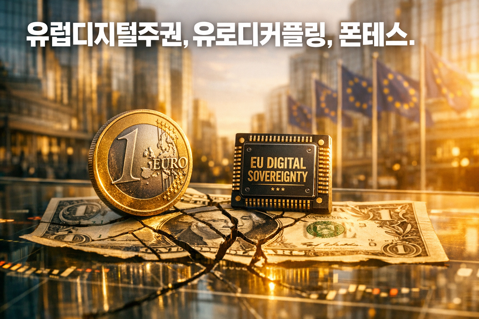 유럽 탈달러 비밀병기 폭발