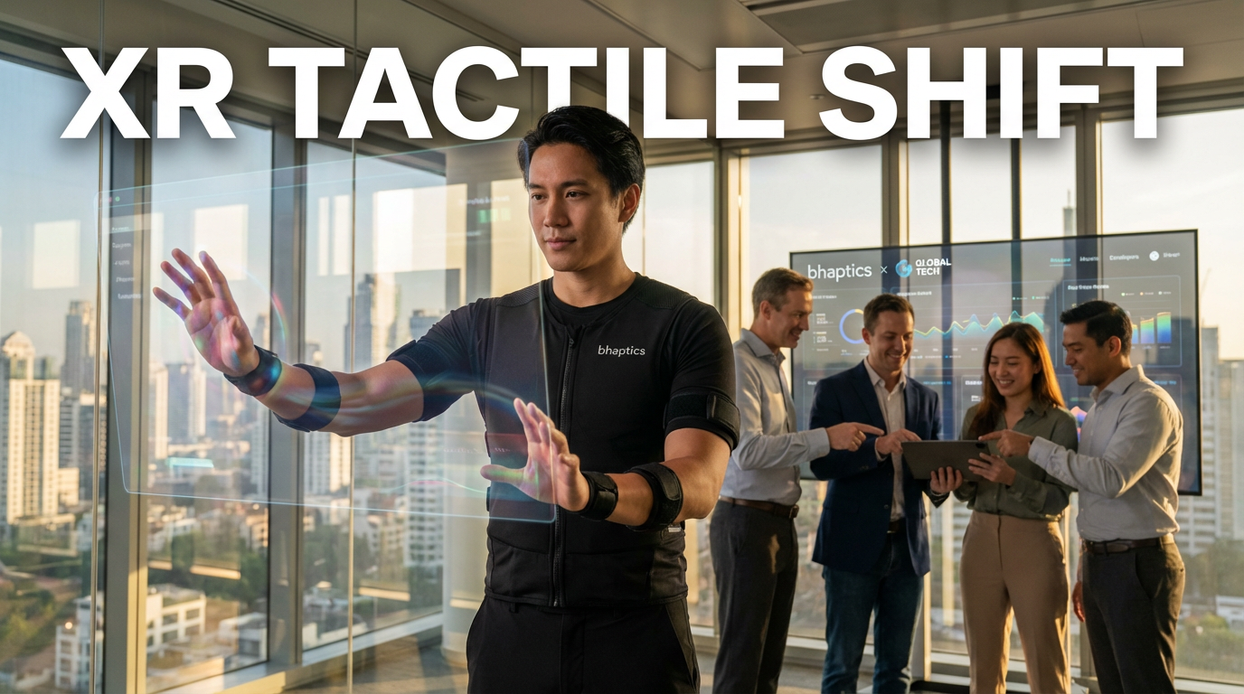 Meta-backed XR shocker, Korean haptic suit explodes overseas, 97 percent global sales