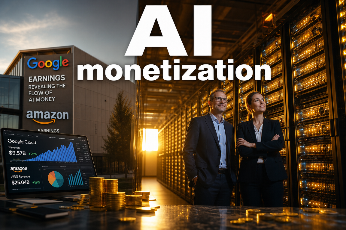 AI Boom,Google and Amazon,Profit Surge