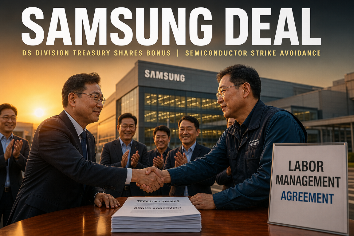 Samsung 10-Year Bonus Deal Halts Strike Risk, Sparks Shockwave