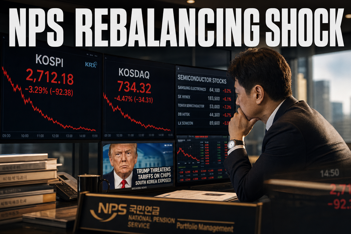 NPS Selloff Shock, KOSPI Crash Fears