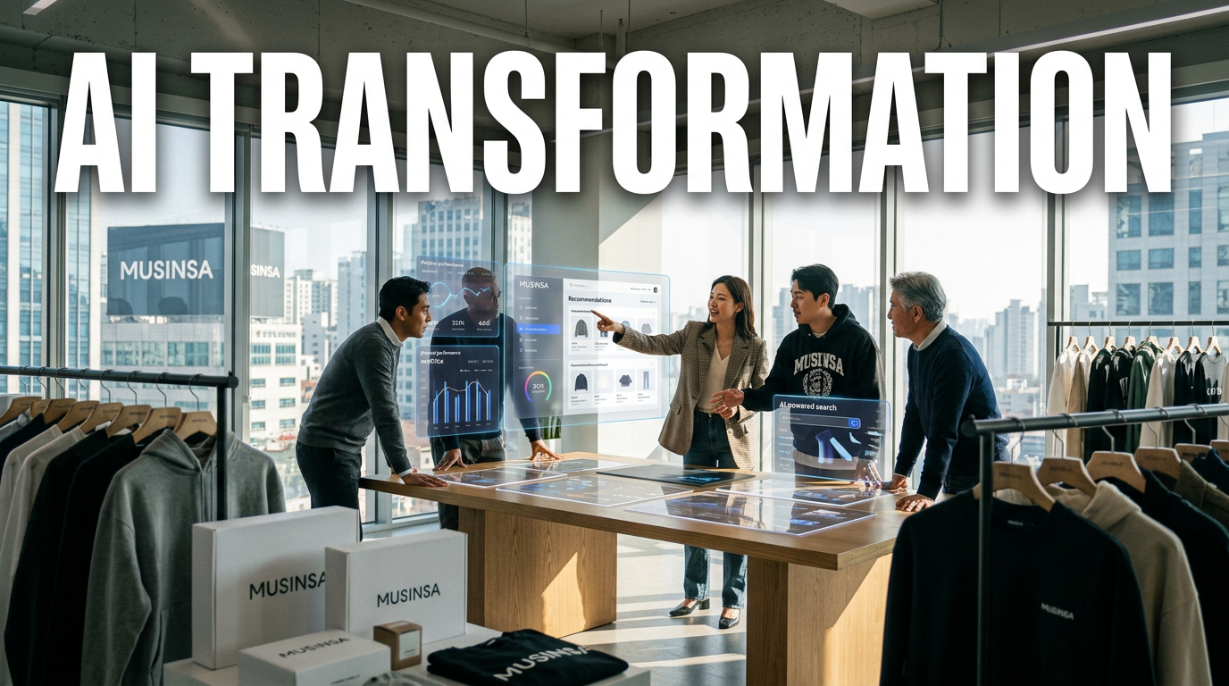 AI-native, redefined, disruptive, Musinsa, transformation