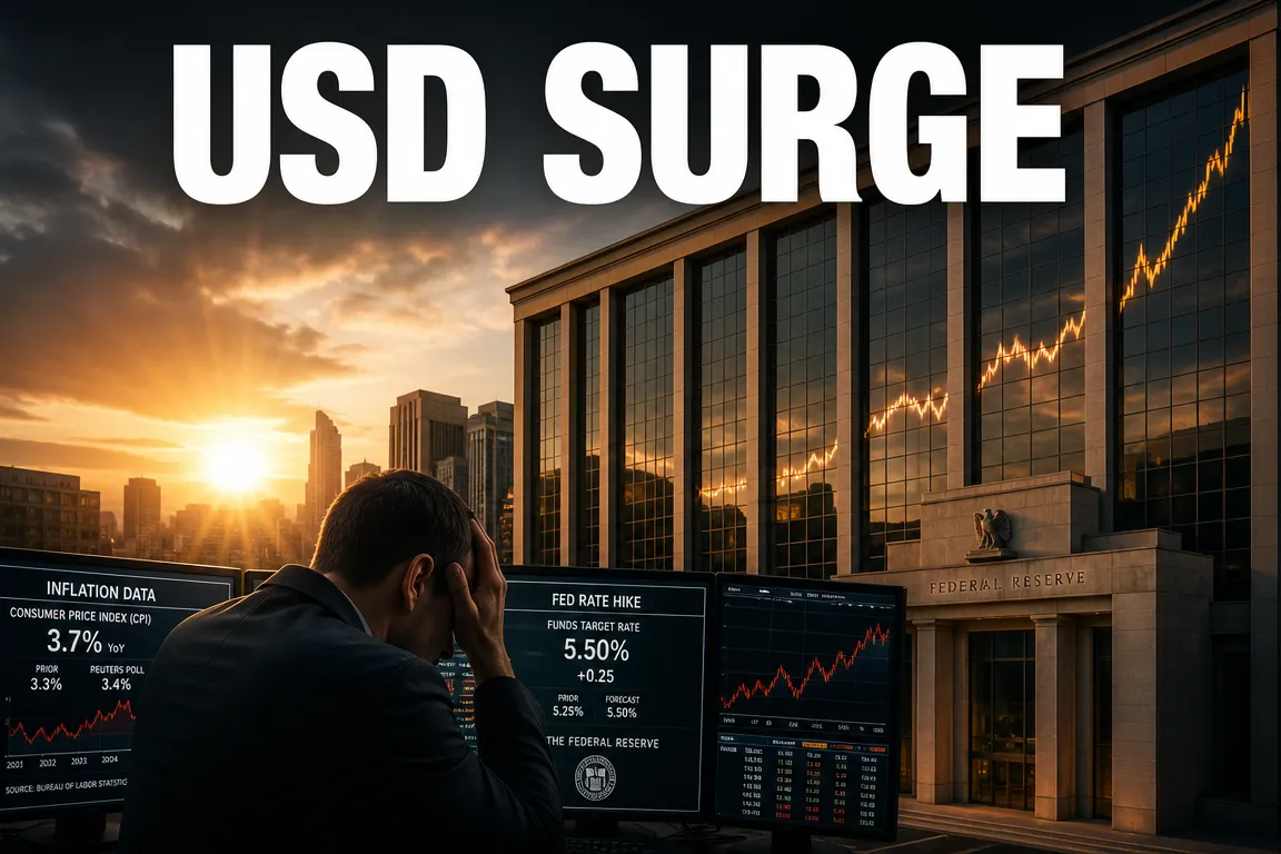 Fed Shock, Rates Up, Inflation Reignites, Dollar Surges
