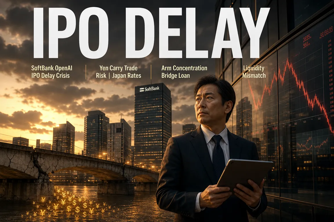 SoftBank Crisis, OpenAI Delay, Debt Risk, AI Gamble