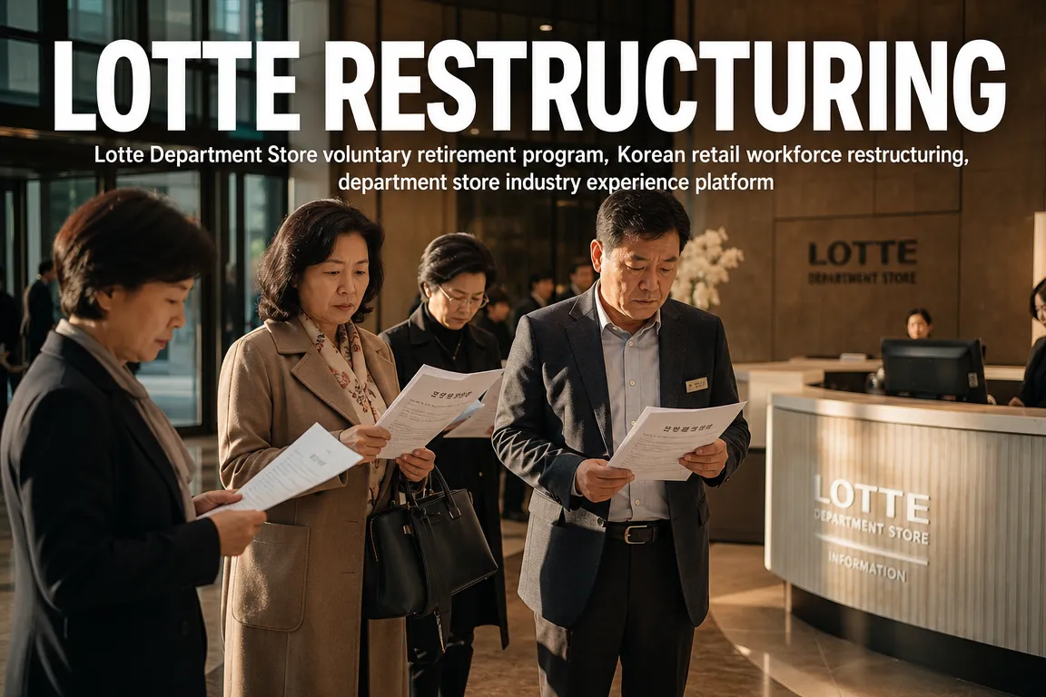 롯데백화점 희망퇴직 왜 다시 시작했나