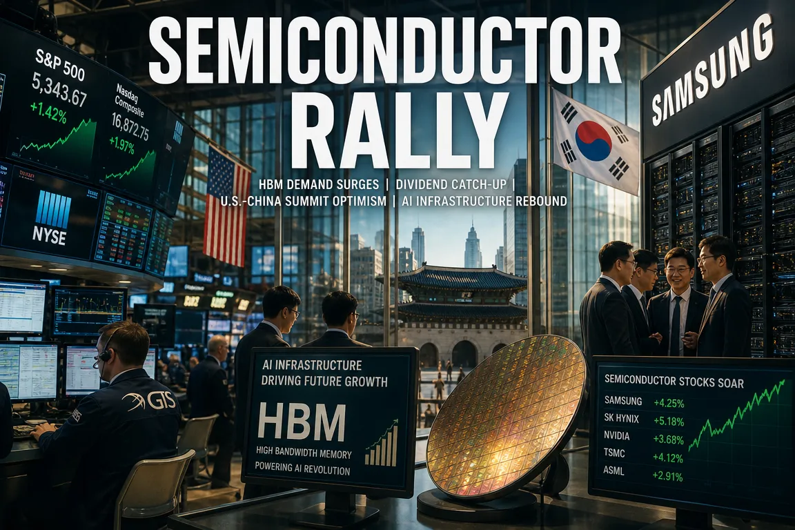 Samsung Soars, SK Hynix Slips, Dividend Bomb, HBM Fight, Buy Signal