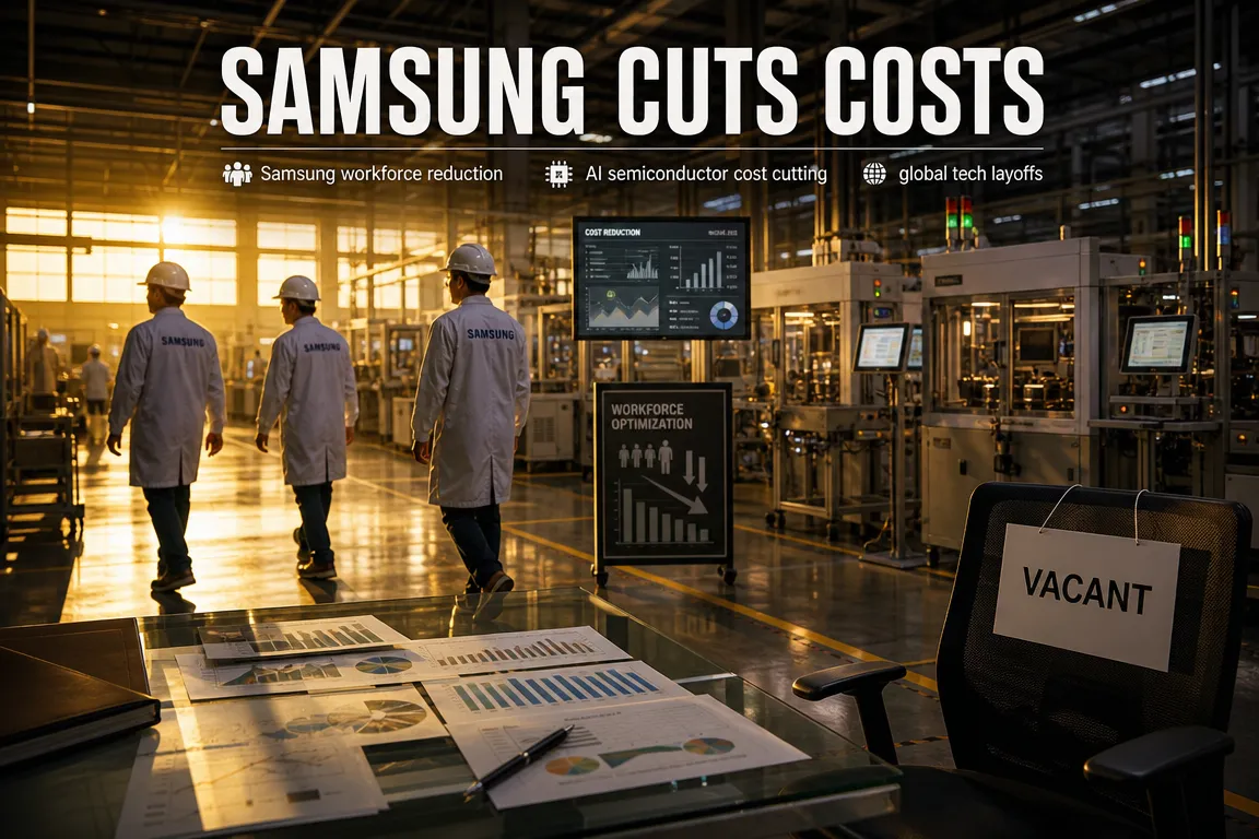 Samsung Slashes Overseas Jobs, Cost-Cutting Shock Hits Samsung