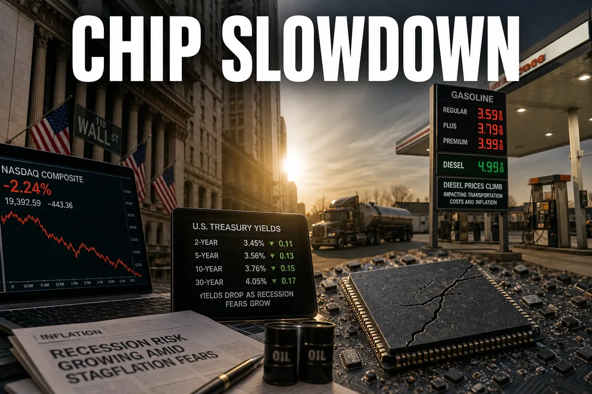 Nasdaq Reversal, Recession Shock, AI Selloff